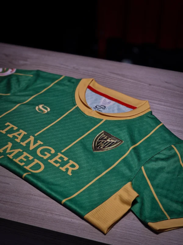 Maillot Moghreb Atlético Tétouan Vert et Or 2025 – Officiel et Premium