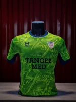 Moghreb Atlético Tetuán green and navy shirt