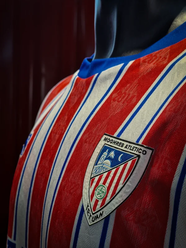 Maillot Moghreb Atlético Tétouan Rouge Blanc et Bleu 2025