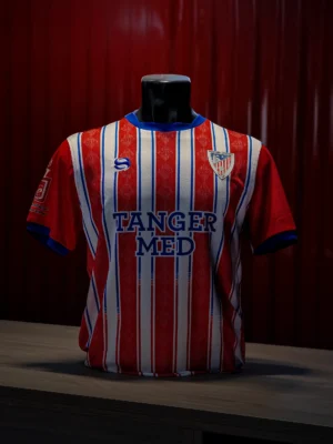 Maillot Moghreb Atlético Tétouan Rouge Blanc et Bleu 2025