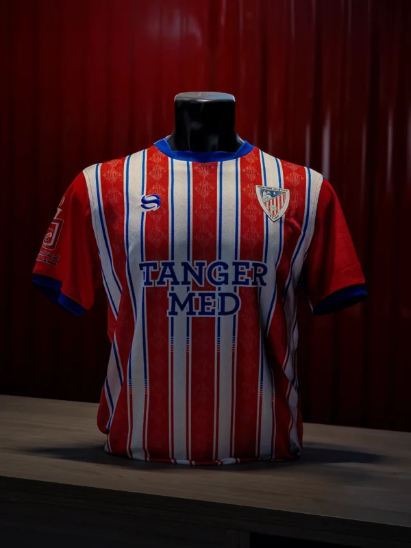 Maillot Moghreb Atlético Tétouan Rouge Blanc et Bleu 2025