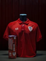 Moghreb Atlético Tetuán red polo shirt
