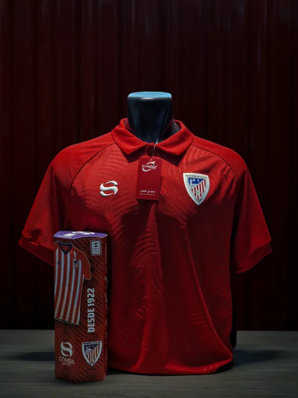 Moghreb Atlético Tetuán red polo shirt