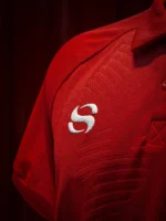 Moghreb Atlético Tetuán red polo shirt