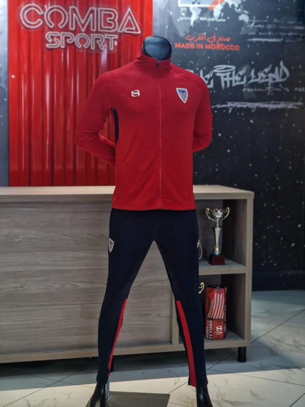 Ensemble Sport MAT – Veste Rouge & Pantalon Marine