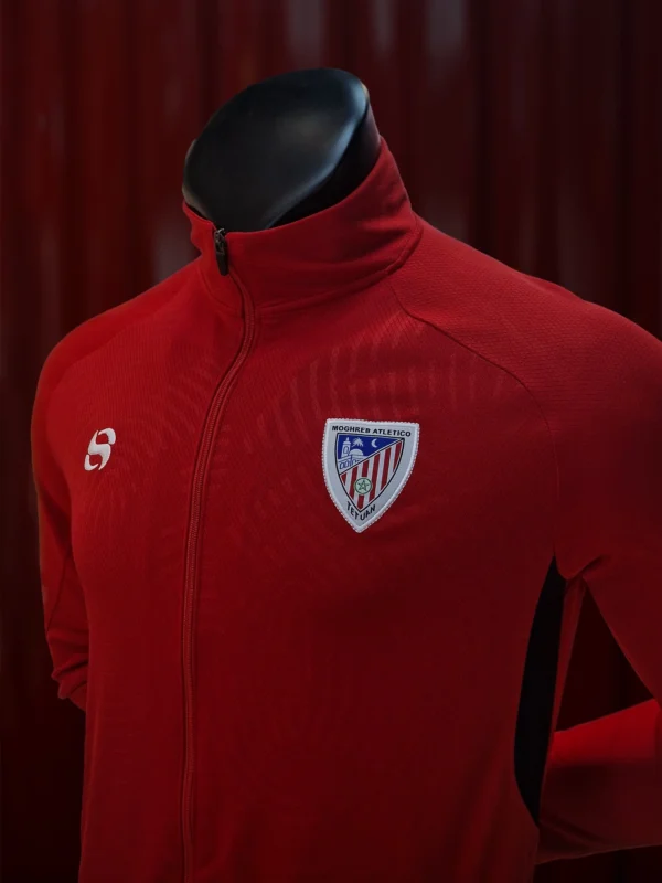 Ensemble Sport MAT – Veste Rouge & Pantalon Marine