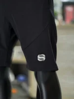 Short Sport Homme Noir Moghreb Atlético