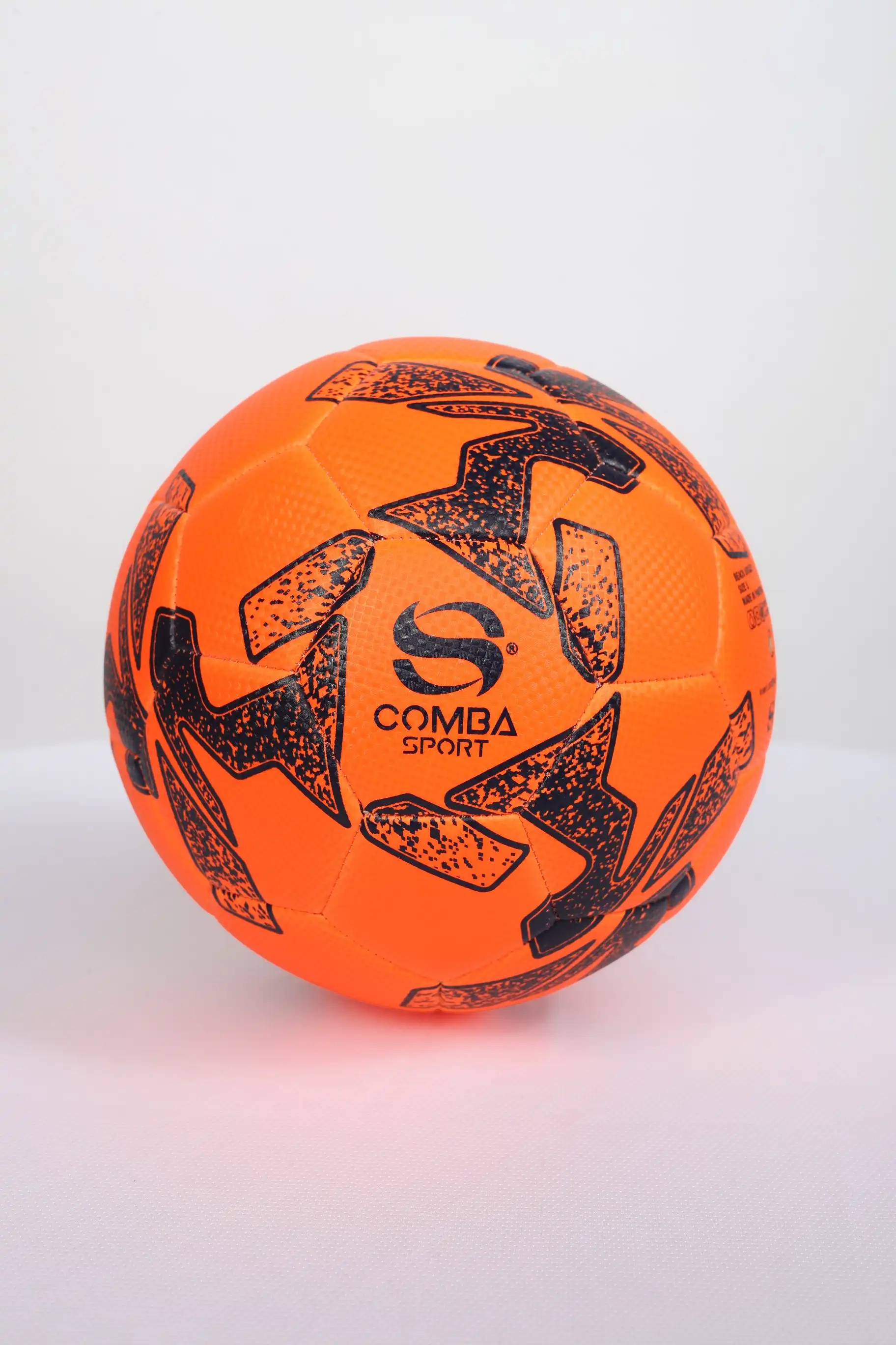 Ballon de Football Officiel Comba Sport – Orange Fluorescent & Noir
