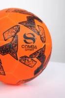 Ballon de Football Officiel Comba Sport – Orange Fluorescent & Noir