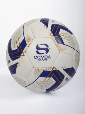 Ballon de Football Professionnel Comba Sport – Édition Blanc, Bleu & Or