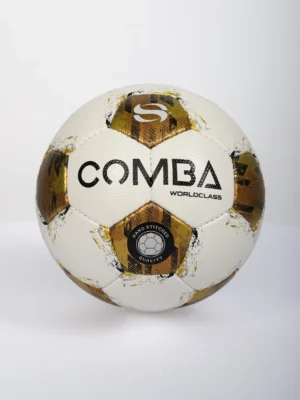 Ballon de Football Premium Comba Sport Worldclass – Blanc & Or
