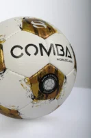 Ballon de Football Premium Comba Sport Worldclass – Blanc & Or