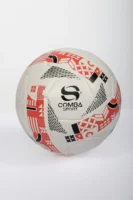 Ballon de Football Officiel Comba Sport – Blanc, Rouge & Noir
