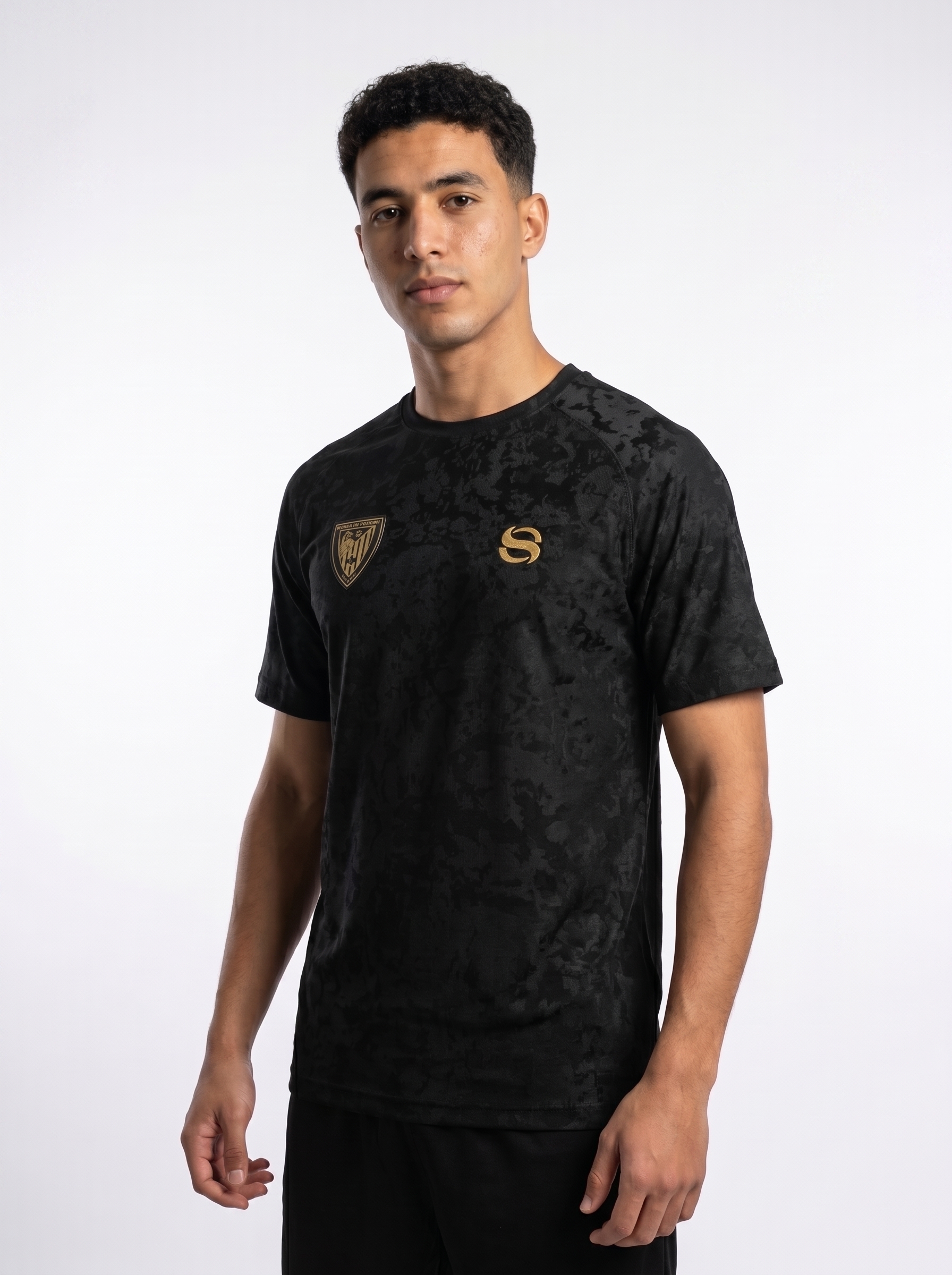 MAT Tétouan Collector’s Dark Camo Jersey – Gold Accents